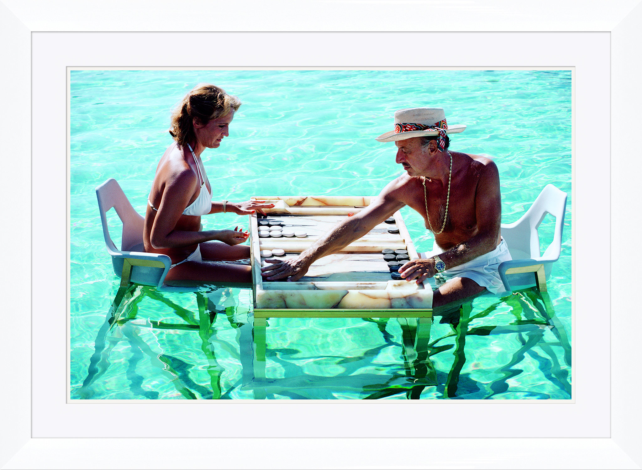 Soicher Marin 'Keep Your Cool' by Slim Aarons Picture Frame